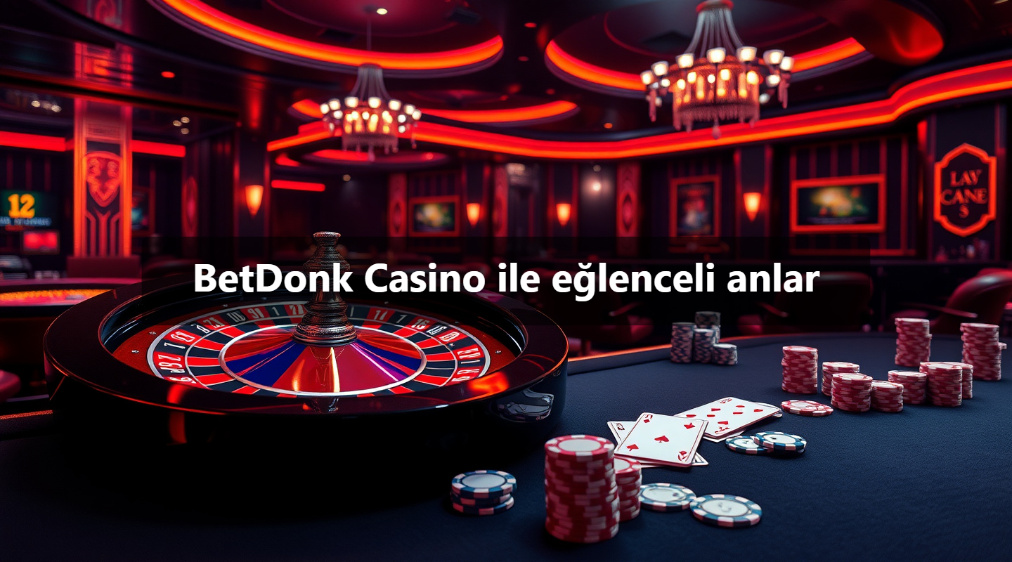 BetDonk Casino ile eğlenceli anlar